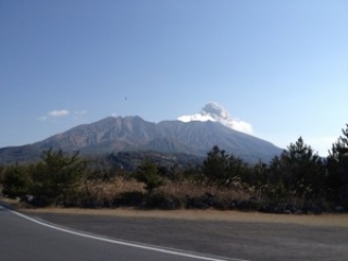 【鹿児島の桜島】